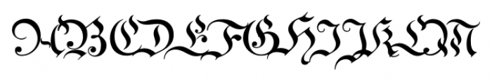 Barock 1720 Regular Font UPPERCASE