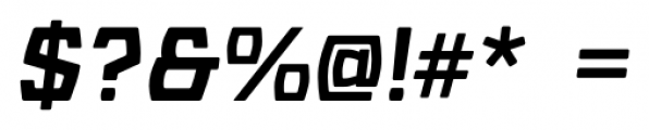 Barrez Bold Italic Font OTHER CHARS