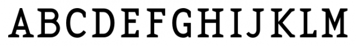 Base 12 Serif Regular Font UPPERCASE