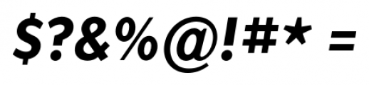 Base 900 Sans Medium Italic Font OTHER CHARS