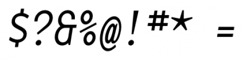 Base Monospace Narrow Thin Italic Font OTHER CHARS