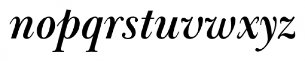 Baskerville Display PT Bold Italic Font LOWERCASE
