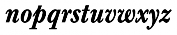 Baskerville FS Bold Italic Font LOWERCASE