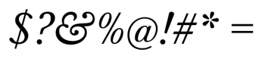Baskerville FS Italic Font OTHER CHARS
