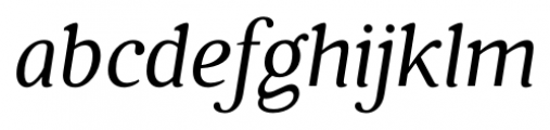 Battlefin Italic Font LOWERCASE