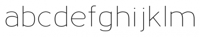 Baufra Light Font LOWERCASE