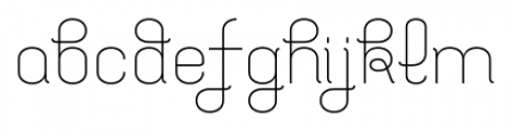 Bayadera 4F Regular Font LOWERCASE