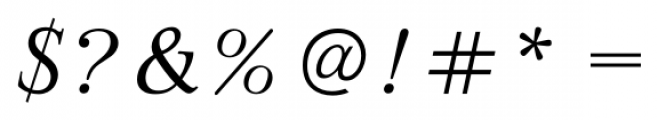 Bazhanov Italic Font OTHER CHARS