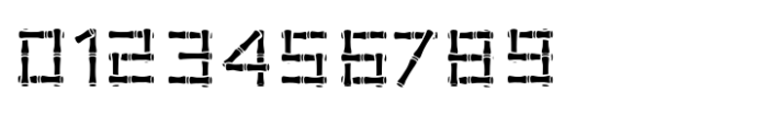 BAMBOO Regular Fill Font OTHER CHARS