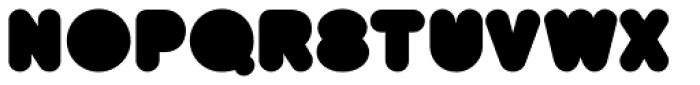 BAQ Rounded Font LOWERCASE
