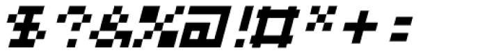 BASE_PXL7 Italic Font OTHER CHARS