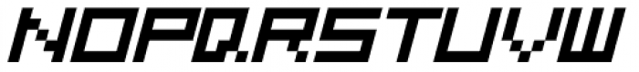 BASE_PXL7 Italic Font UPPERCASE