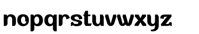 BAXAU Font LOWERCASE
