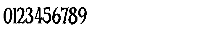 Babadook AOE Font OTHER CHARS