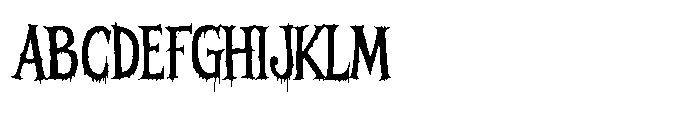 Babadook AOE Font UPPERCASE