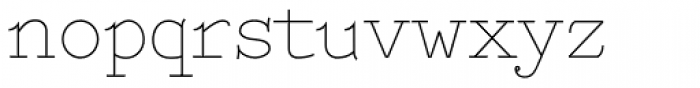 Babbage Font LOWERCASE