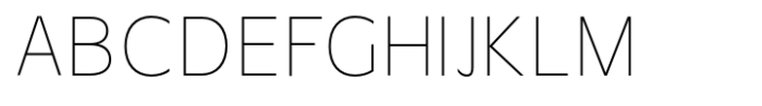 Babel Sans Thin Font UPPERCASE
