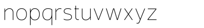 Babel Sans Thin Font LOWERCASE