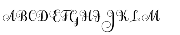 Baby Algutta  Regular Font UPPERCASE