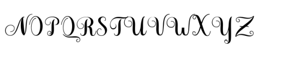 Baby Algutta  Regular Font UPPERCASE