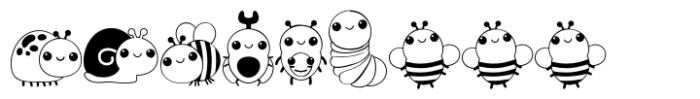 Baby Bug  Dingbat FONT