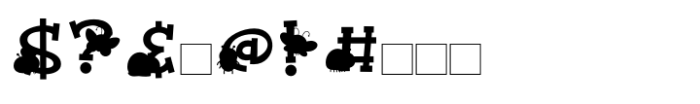 Baby Bug  Regular Font OTHER CHARS