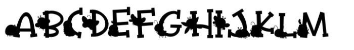 Baby Bug  Regular Font UPPERCASE