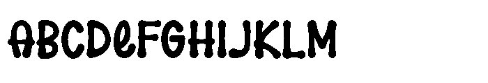 Baby Dog Font UPPERCASE
