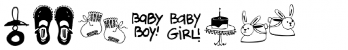 Baby Doodles Font UPPERCASE