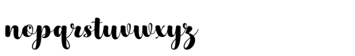 Baby Kayla Regular Font LOWERCASE