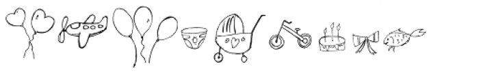 Baby Master Doodle Font UPPERCASE