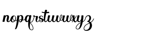 Baby Melodi Font LOWERCASE