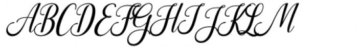 Baby Sillentha Script Italic Font UPPERCASE