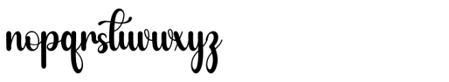 Baby Sophia Font LOWERCASE