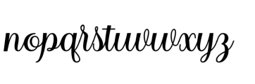 Baby Sweet Font LOWERCASE
