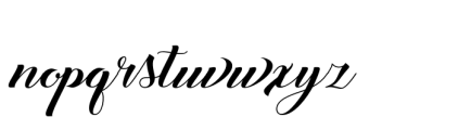 Baby Tokyo Font LOWERCASE