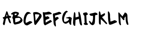 Babykorn Regular Font UPPERCASE