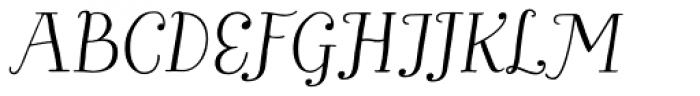Bach Regular Italic Font UPPERCASE