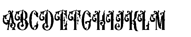 Back Honey Font UPPERCASE