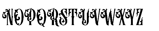Back Honey Font UPPERCASE