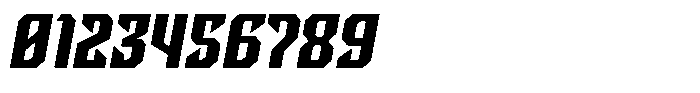 Back Italic Font OTHER CHARS