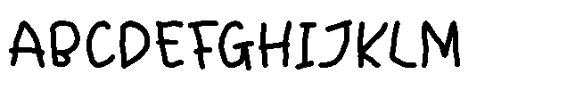 Back to christmas Font UPPERCASE
