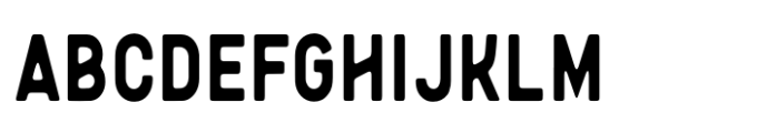 Backfarm Regular Font UPPERCASE
