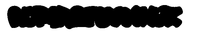 Backlane Black Font UPPERCASE