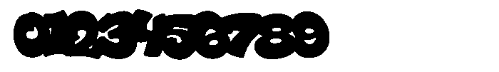 Backlane Medium Font OTHER CHARS