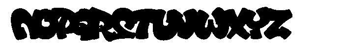 Backlane Medium Font LOWERCASE