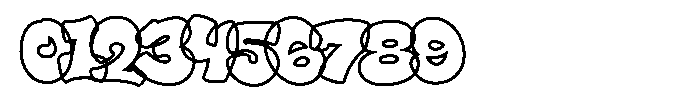 Backlane Outline Font OTHER CHARS