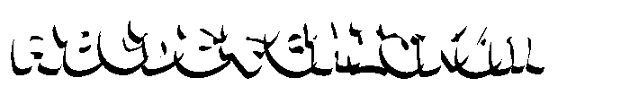 Backlane Shadow FONT
