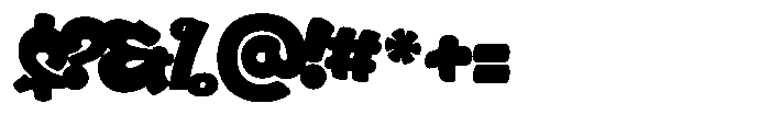 Backlane Shine Font OTHER CHARS