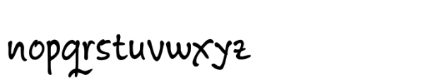 Backnotes Font LOWERCASE